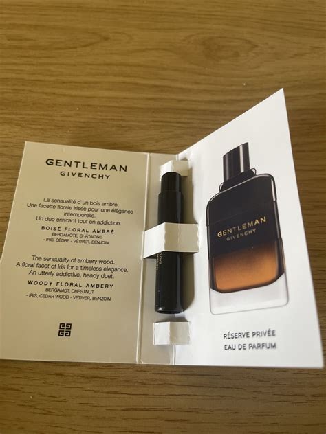 Givenchy gentleman reserve privee sample